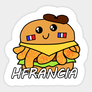 French burger Sticker